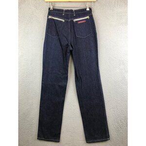 Vintage 70’s Shades High Waist  Zip pocket Jeans Dark Wash 11/12